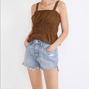 NWT Madewell Relaxed Denim Short